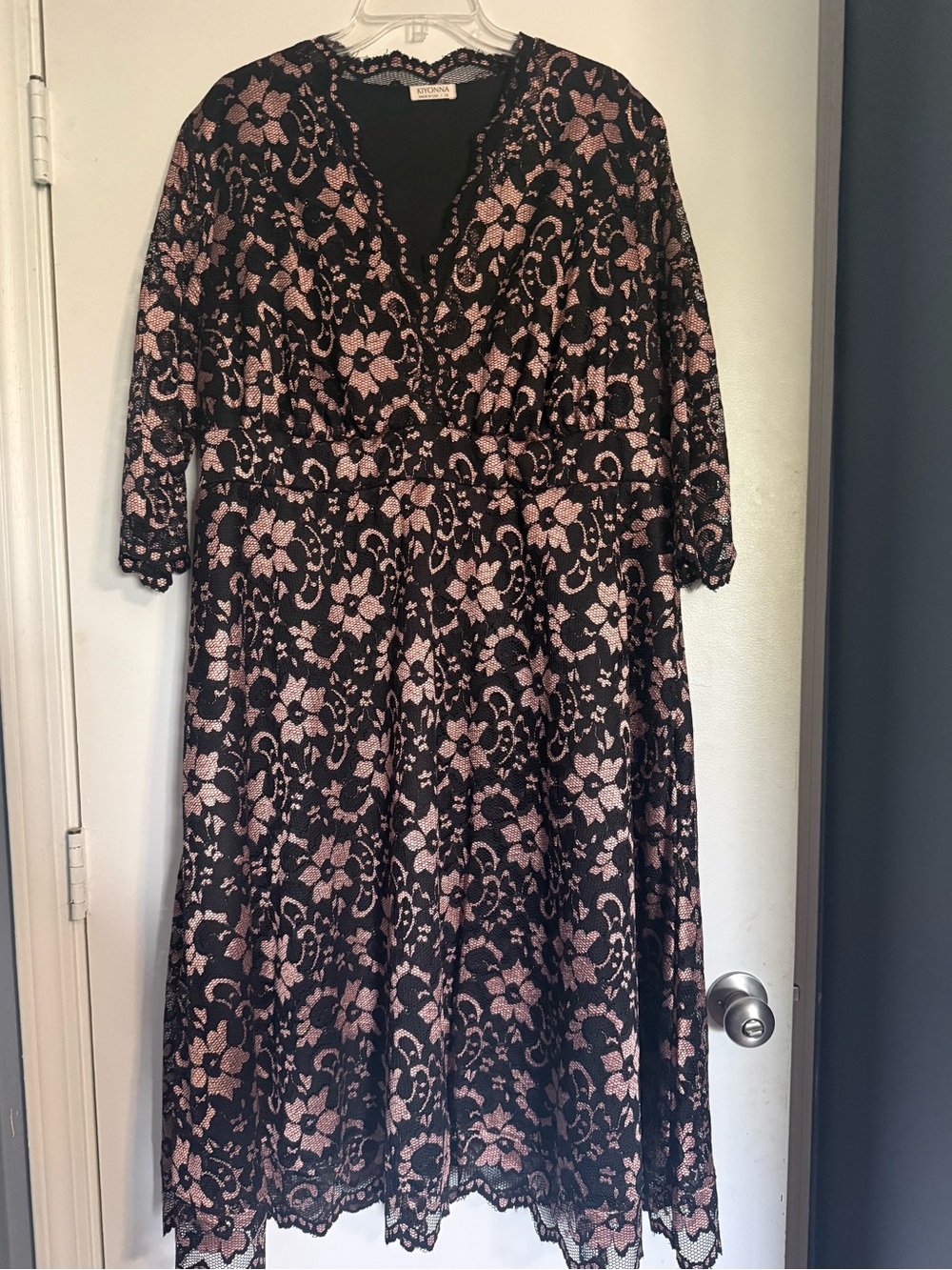 Sz 3X (22-24) Kiyonna Mon Cherie Lace Dress